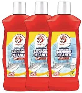 TRAYTEXT Powerful Bathroom Cleaner Liquid - Removes Stains, Soap Scum ...
