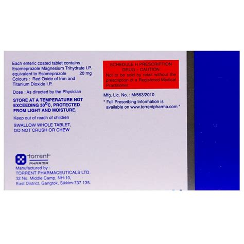 Nexpro-20 Tablet | Uses, Side Effects, Price | Apollo Pharmacy