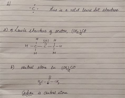 Lewis Structure For (ch3)2co