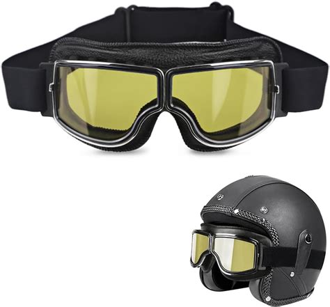 Proberos® Motorcycle Goggles Yellow Bike Goggles Riding Goggles ...