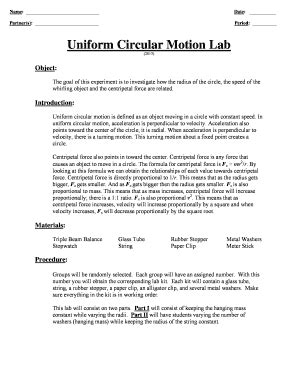 Image result for Uniform Circular Motion Lab