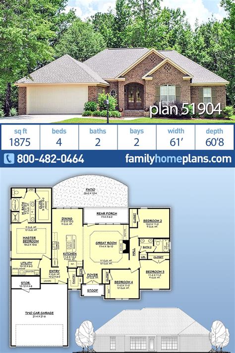 Traditional Brick House Plans