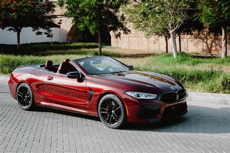 Rent BMW M8 Competition Convertible Red in Dubai - Convertible - Octane Car Rental Dubai