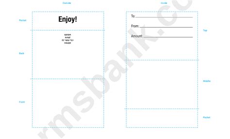 Mail Envelope Template printable pdf download