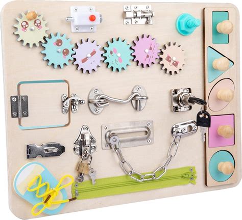 Buy Lizefang Toddler Busy Boards for 1 Year Old Montessori - Toddler ...