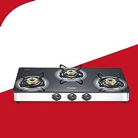 Prestige Aluminium Royale Plus Stainless Steel 3 Burner Gas Stove ...