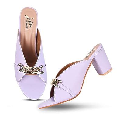 JM LOOKS Classy Open Toe Padded Block Heels | Day to Night : Amazon.in ...