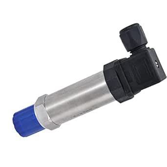 Pressure Transmitter 4‑20mA, Pressure Transducer 0‑0.6Mpa DC24V for Gas ...