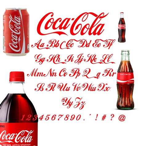 Coca cola Font SVG/Coca cola alphabet svg/Coca cola letters | Etsy