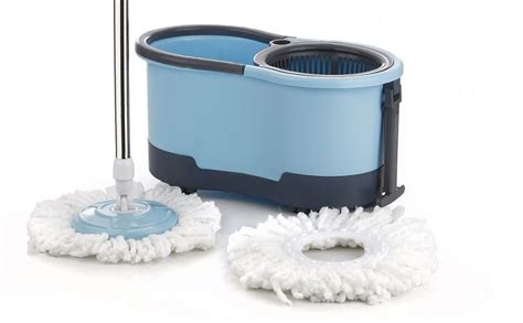 PALAK Plastic Big Bucket with 2 Microfiber Refills, Floor Cleaning Mop ...