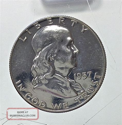 1957 Franklin Half Dollar Proof