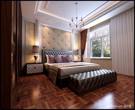 现代卧室布置效果图 – 设计本装修效果图
