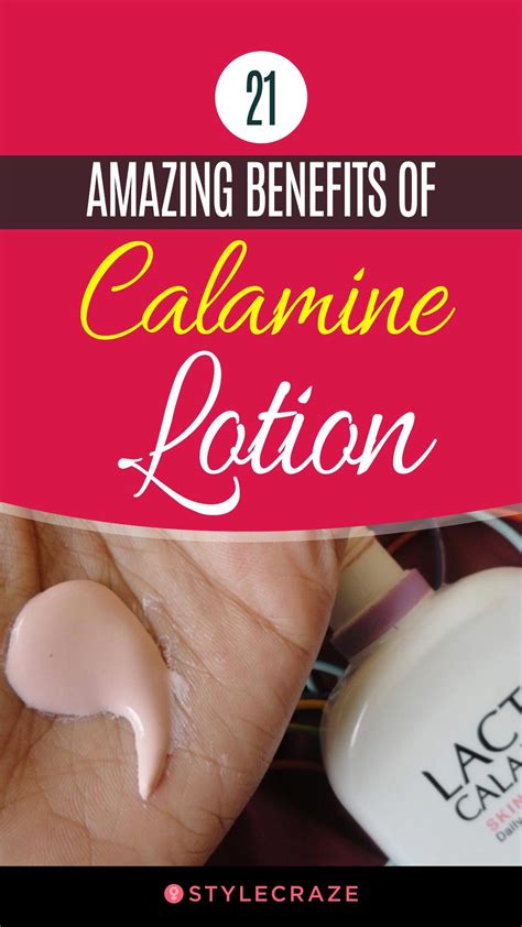21 amazing benefits of calamine lotion – Artofit
