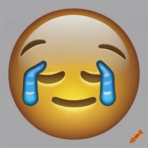 Smiling and crying emoji on Craiyon