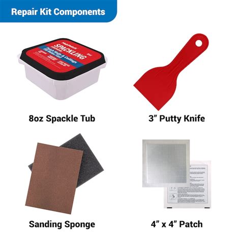 MaxPatch Repair Kit White Interior/Exterior All in one 4 Count 4 -Pack ...