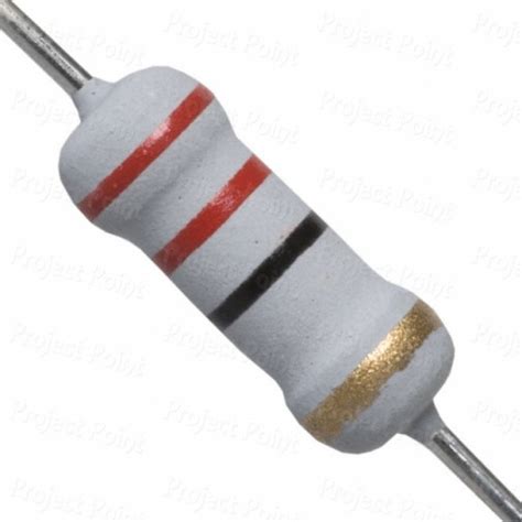 22 Ohm 2W Flameproof Metal Oxide Resistor, 22E, 22R, MOF, MOR, RSF ...