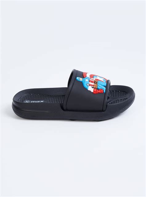 Buy Boys Captain America Sliders Online at just Rs. 499.0 ...