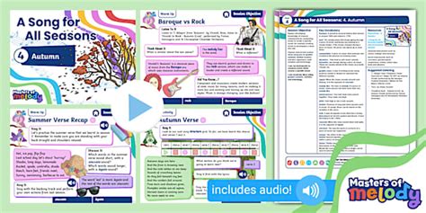 👉 Year 4 A Song for All Seasons - Session 4