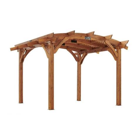 The Outdoor GreatRoom Company 12' x 12' Sonoma Arched Wood Pergola – US ...