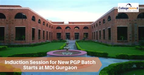 MDI Gurgaon Organises Induction Ceremony for its New PGP 2019-21 Batch ...