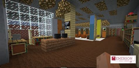 Library Application Minecraft Screen Shot 的图像结果