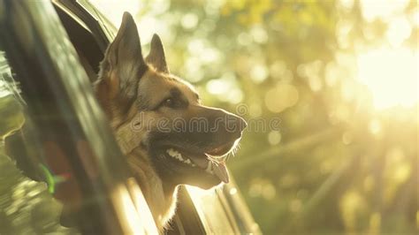 Image result for German Shepard Hanging Out Window Animation