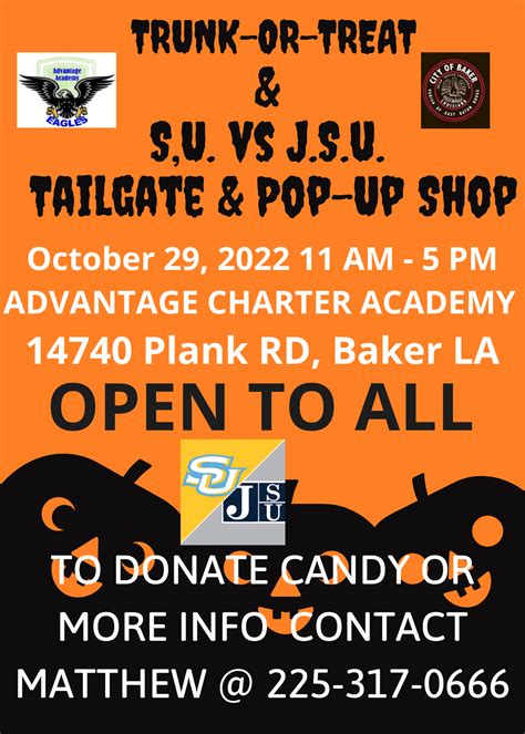 Advantage Charter Academy's Trunk or Treat is October 29, 2022! Details ...