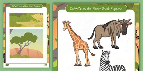 GeWiZz on the Plains: Stick Puppets