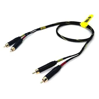 Sonic Plumber Stereo Pair RCA Cable with Cable Tie (2meter / 6.56ft ...