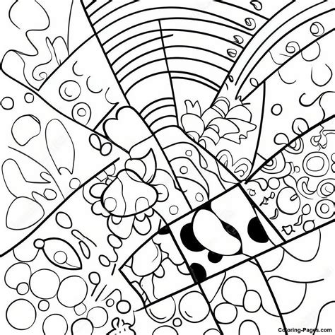 Abstract Art Coloring Pages Printable Sketch Coloring Page