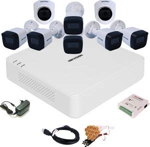HIKVISION 8 Channel HD DVR 1080P,IP67 2MP Outdoor & Indoor Camera ...