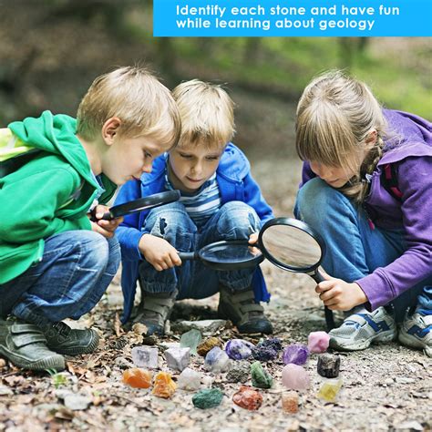 Buy FAMKIT Mineral Rock Variety Tumbled Stone, Rocks Collection 20PCS ...