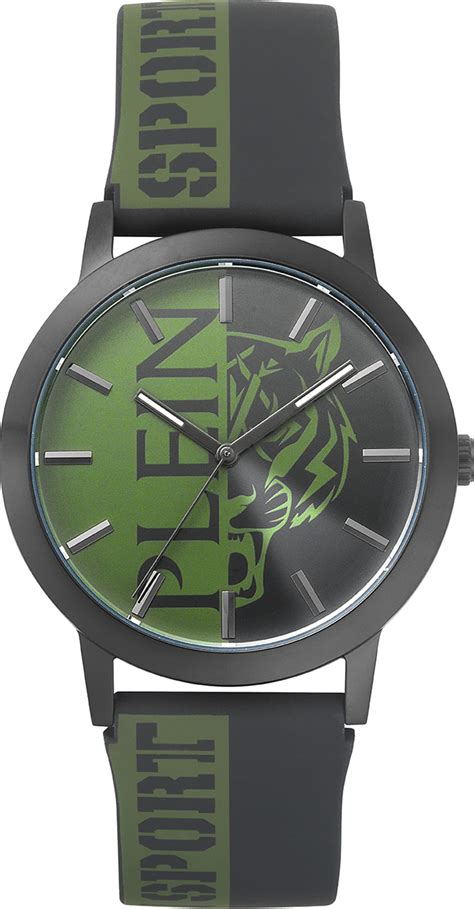 Plein Sport Sport Legend Black Round Dial Quartz Analog Men Watch ...