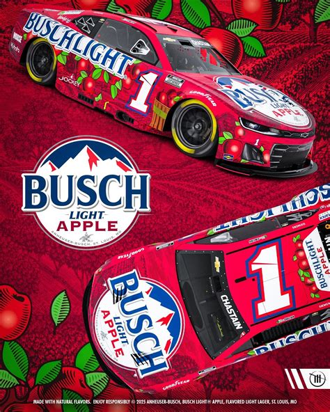 Ross Chastain reveals Busch Light Apple paint scheme for NASCAR’s ...