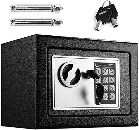 Kixre 6.6 L Electronic Home Safe Fireproof Lock Box 9" Digital Safe ...