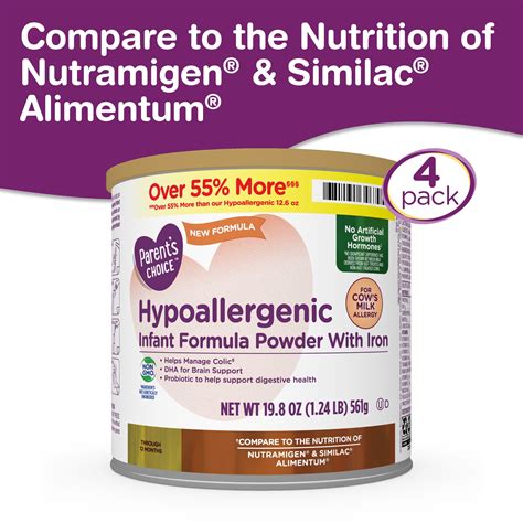 Parents Choice Hypoallergenic Infant Formula Powder, India | Ubuy