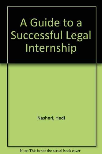 Buy A Guide to a Successful Legal Internship Book Online at Low Prices ...