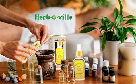 HERB-O-VILLE Ayurvedic Eucalyptus Cinnamon De Stress Essential Massage ...