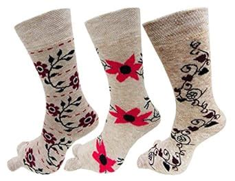 RC. ROYAL CLASS Women's Calf Length Towel Thick Woolen Thumb Skin Socks ...