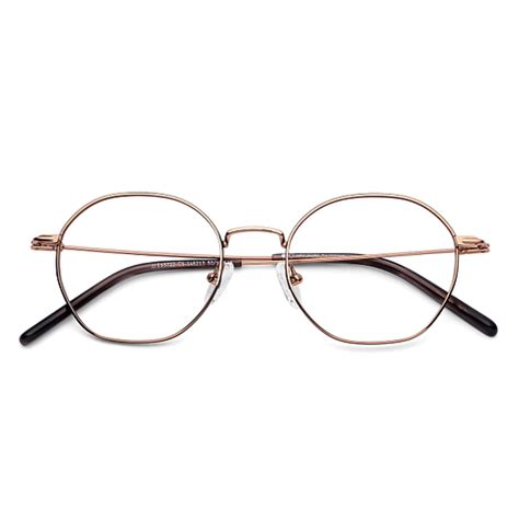 Buy Black Rose Gold Pink Full Rim Round John Jacobs Pro Titanium JJ ...