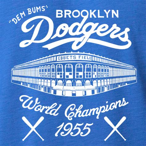 1955 Brooklyn Dodgers Logo