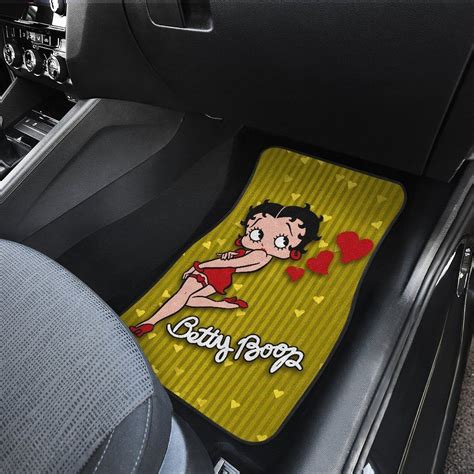 Betty Boop Car Floor Mats | Cartoon Betty Boop Hearts Car Floor Mats ...