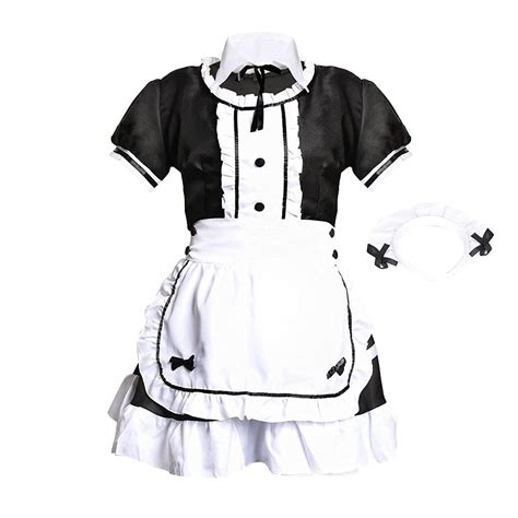 Buy Eaarliyam French Maid Outfit French Maid Fancy Dress Waitress ...