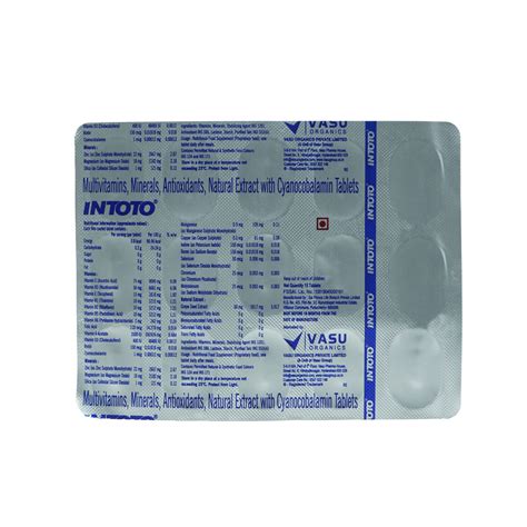 Intoto Tablet | Uses, Side Effects, Price | Apollo Pharmacy