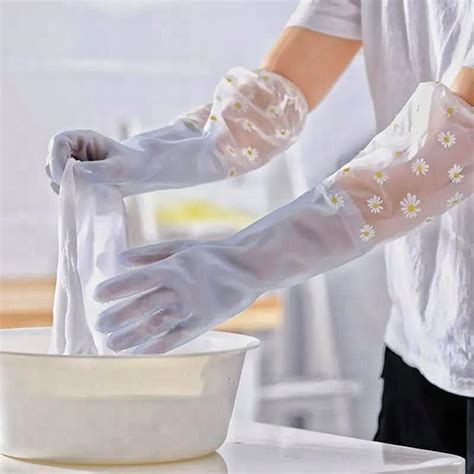 Eopzo rubber | Reusable | Heavy Duty | Hand Gloves For Dishwashing ...