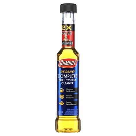 Gumout Regane Complete Fuel System Cleaner, 6 oz, Removes Deposits ...