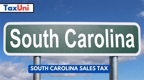 South Carolina Sales Tax 2025 - 2026