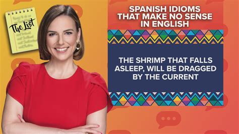 Ana's List: Spanish idioms that make no sense in English - WGN-TV