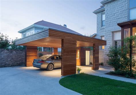 Modern Carport and Garage Design in City Park, New Orleans