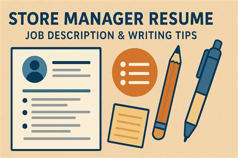 Store Manager Resume: Job Description & Writing Tips
